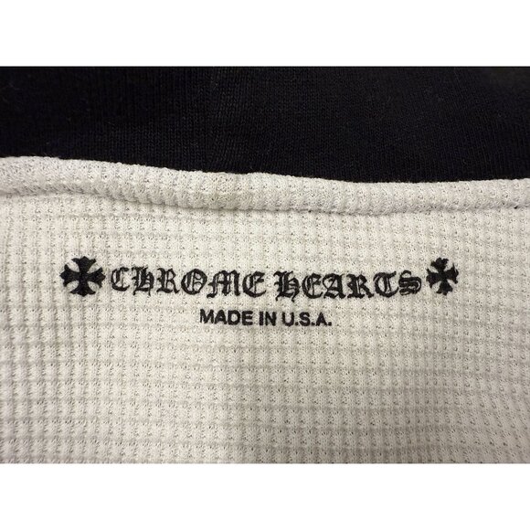 Chrome Hearts Camo Hoodie Jacket With Caution Graphic & Teeth Print Design - Picture 3 of 14